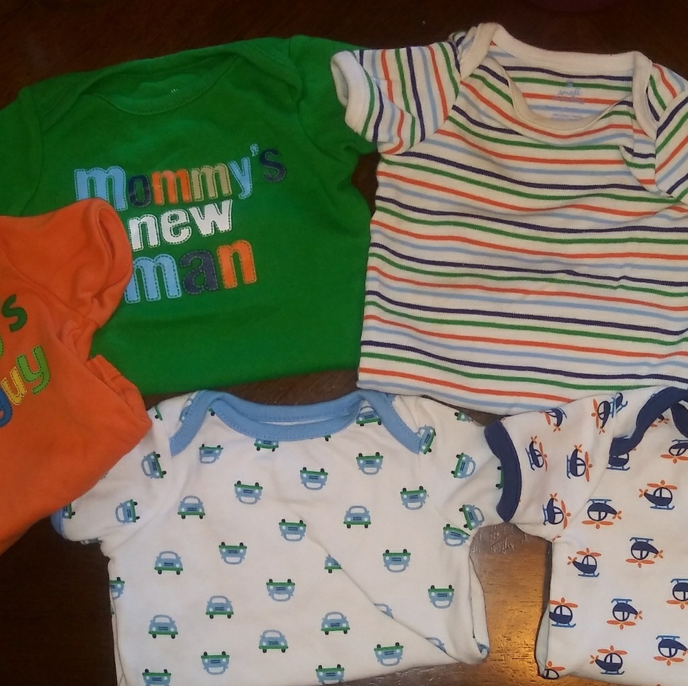 Baby Boy newborn onesies 5